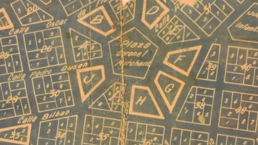 Detalle de Plano de Baquedano, 1930