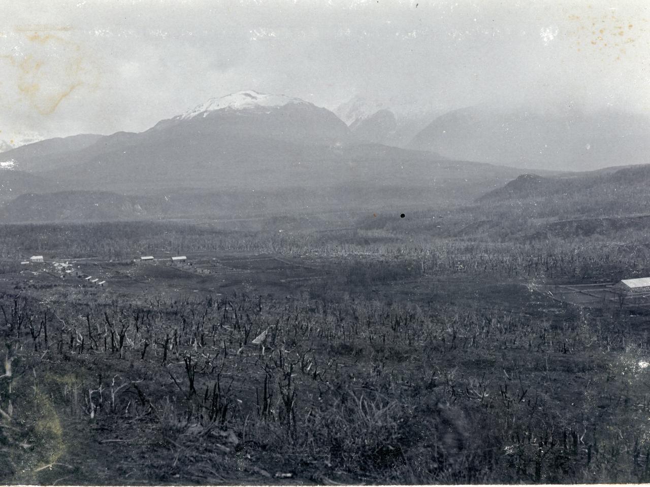 Vista general de las construcciones de la Estancia Coyhaique