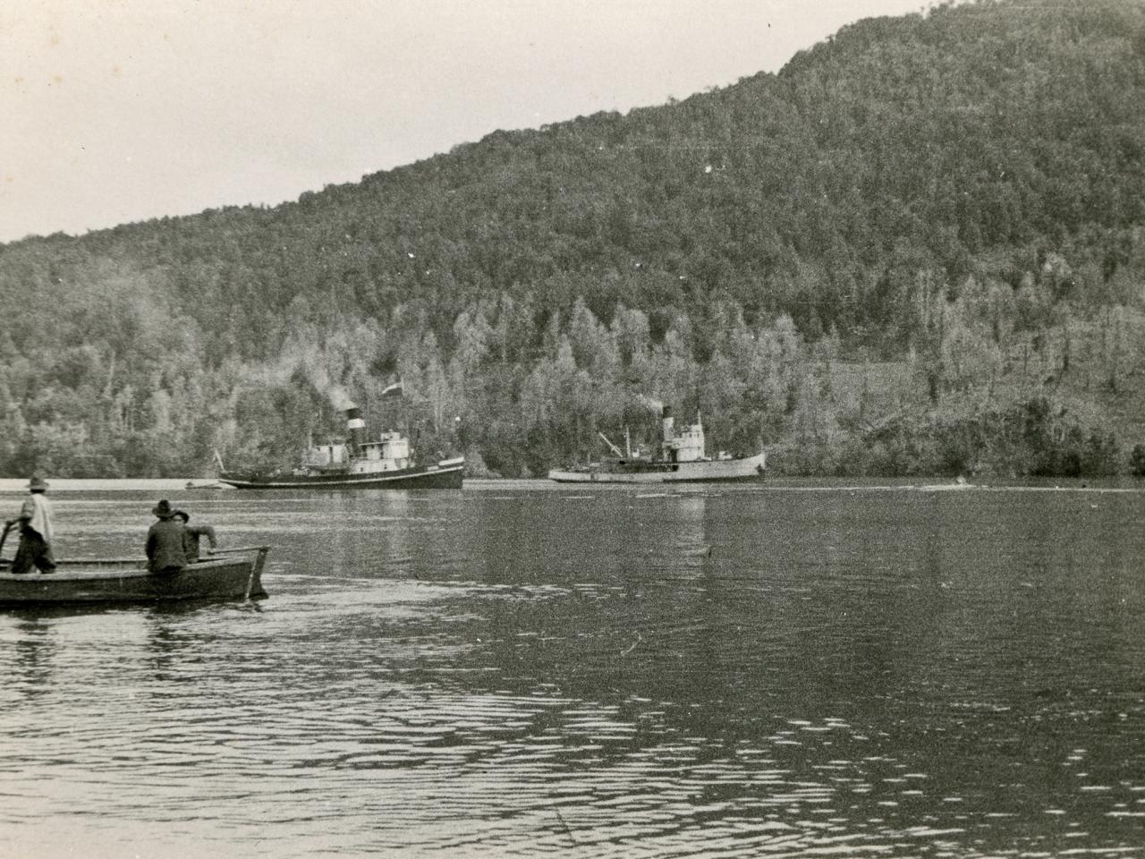 Visita del ministro de Tierras y Colonización a Puyuhuapi (1938)