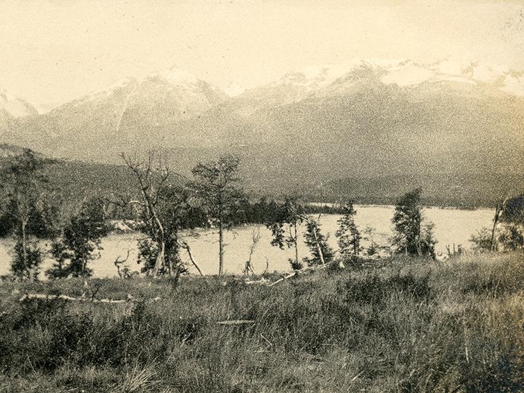 Vista del río Baker