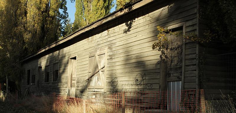 Pulpería antes de ser intervenida para restauración