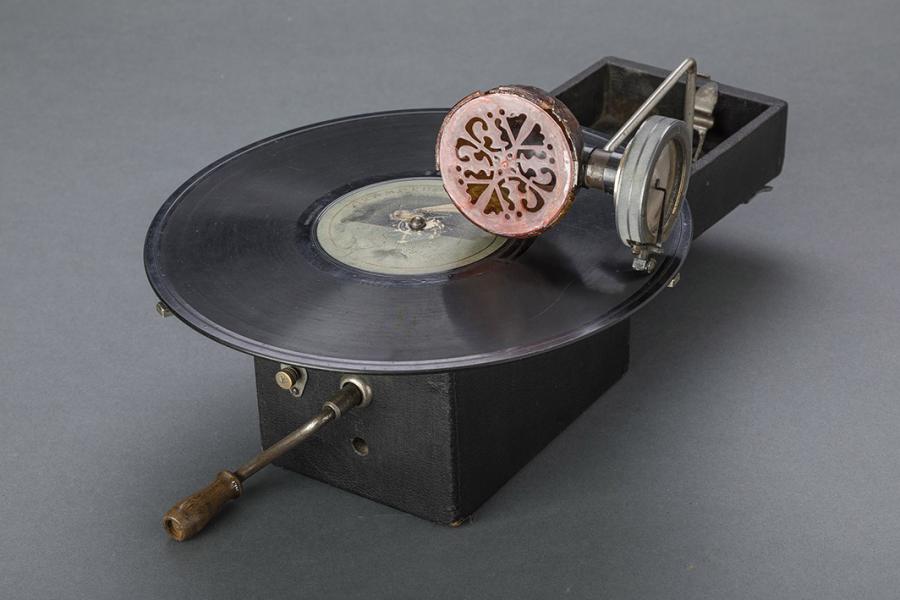 Gramófono cameraphone, sin marca